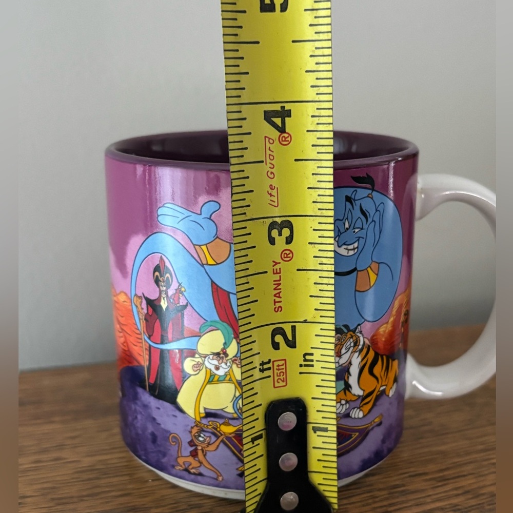 Vintage 90's Disney Aladdin Coffee Cup Mug 12 Oz. - Picture 7 of 7